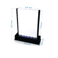 Double Sided Acrylic Table Stand Led Lighting Sign Frame Display Stand Card Menu Holder